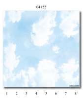 04122 Дизайн- панели PANDA "Небо" Панно 8 шт