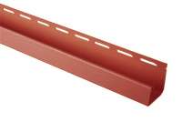 J-рейка "Альта-Профиль" для блокхауса; Красно-коричневый 3,00 м.