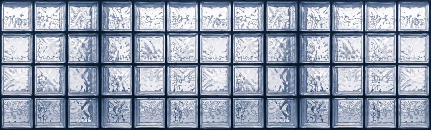 Кухонный фартук "Стеклянная плитка", полимерное стекло; 2000*600*3мм.
