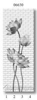 06630 Дизайн- панели PANDA "Таинственный сад" Панно 4 шт.